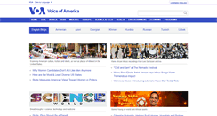 Desktop Screenshot of blogs.voanews.com