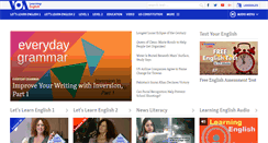 Desktop Screenshot of learningenglish.voanews.com