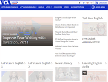 Tablet Screenshot of learningenglish.voanews.com